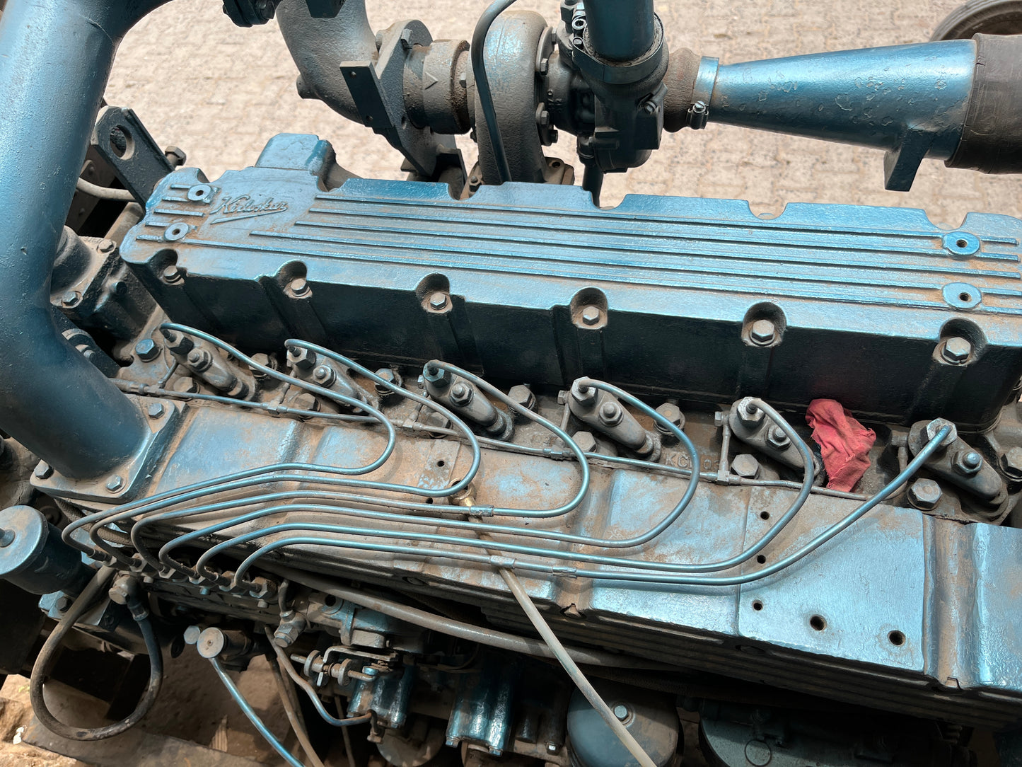 100 kVA used Kirloskar Open Diesel Generator Set With Crompton Alternator